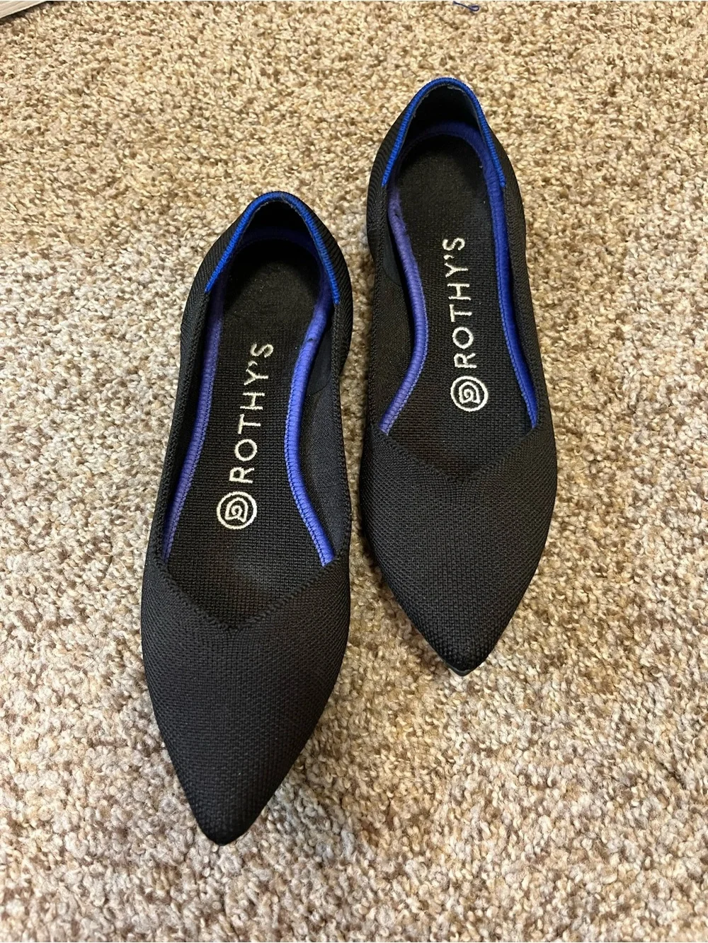 Rothy's The Black Pointed Flats